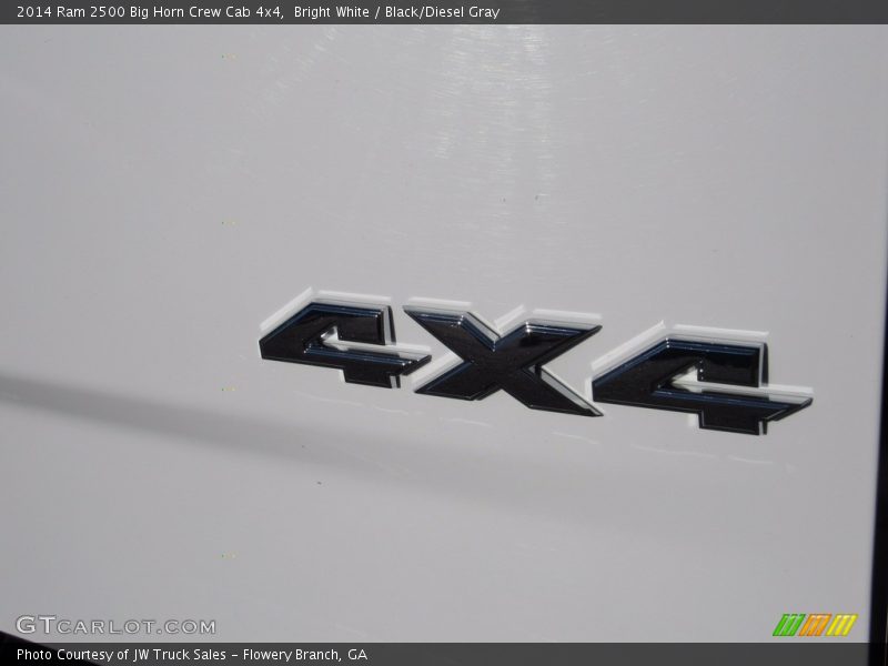 Bright White / Black/Diesel Gray 2014 Ram 2500 Big Horn Crew Cab 4x4