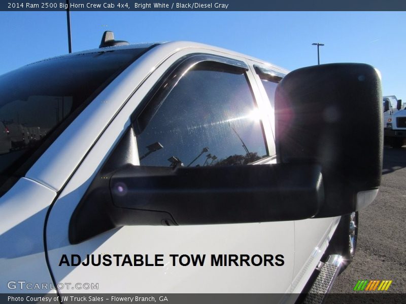 Bright White / Black/Diesel Gray 2014 Ram 2500 Big Horn Crew Cab 4x4