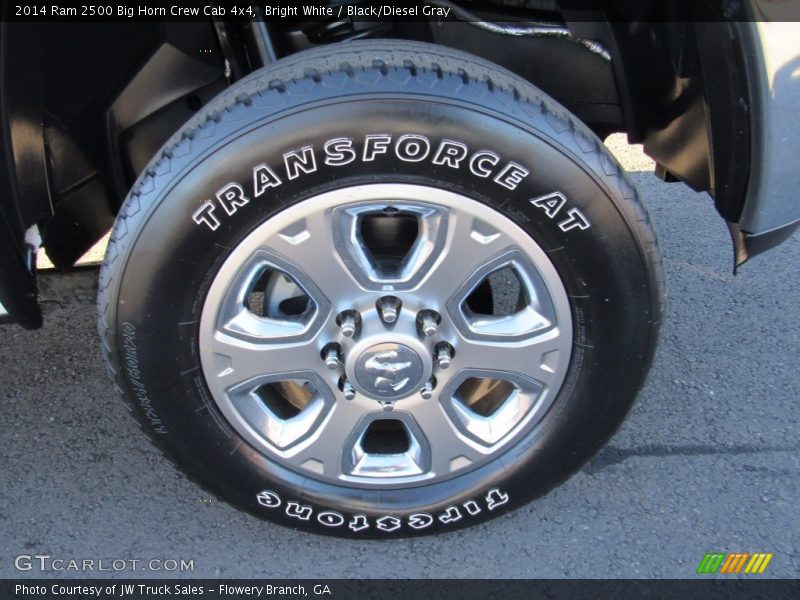 Bright White / Black/Diesel Gray 2014 Ram 2500 Big Horn Crew Cab 4x4