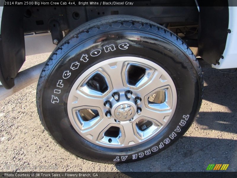Bright White / Black/Diesel Gray 2014 Ram 2500 Big Horn Crew Cab 4x4