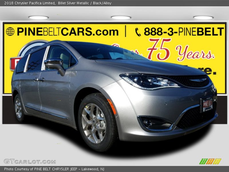 Billet Silver Metallic / Black/Alloy 2018 Chrysler Pacifica Limited