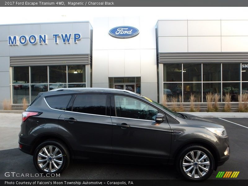Magnetic / Charcoal Black 2017 Ford Escape Titanium 4WD