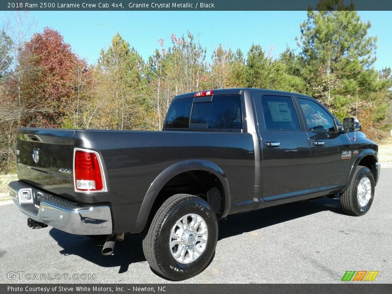 Granite Crystal Metallic / Black 2018 Ram 2500 Laramie Crew Cab 4x4