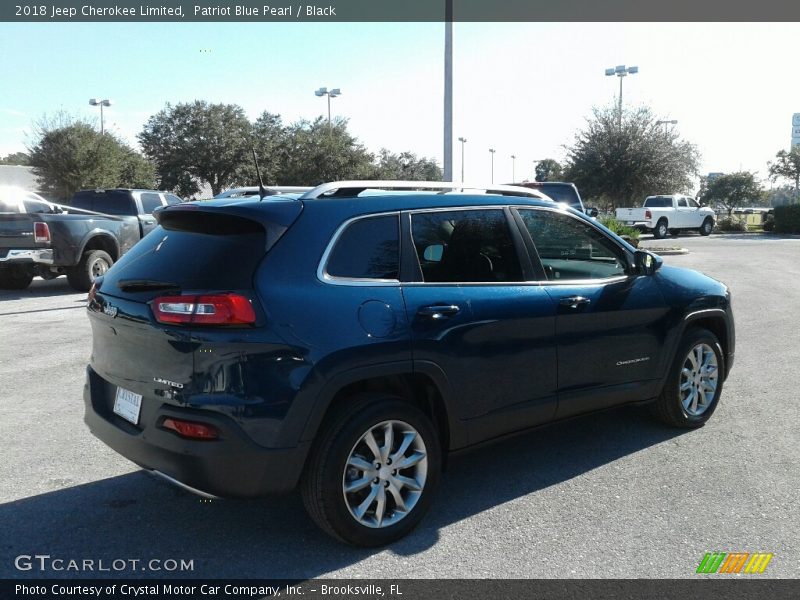 Patriot Blue Pearl / Black 2018 Jeep Cherokee Limited