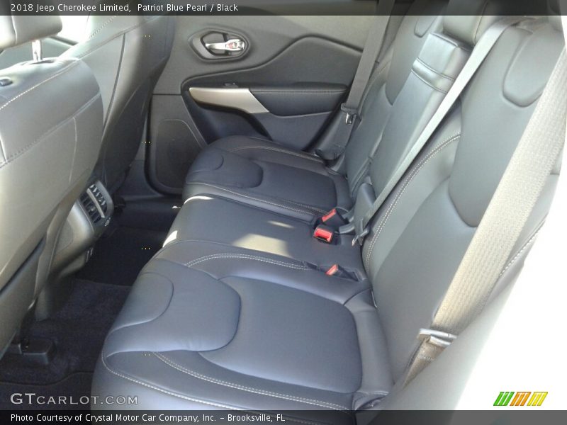 Patriot Blue Pearl / Black 2018 Jeep Cherokee Limited