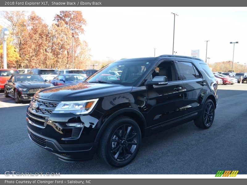 Shadow Black / Ebony Black 2018 Ford Explorer XLT