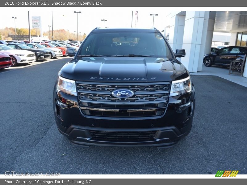 Shadow Black / Ebony Black 2018 Ford Explorer XLT