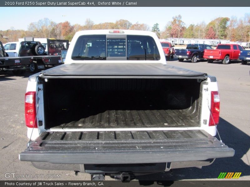 Oxford White / Camel 2010 Ford F250 Super Duty Lariat SuperCab 4x4