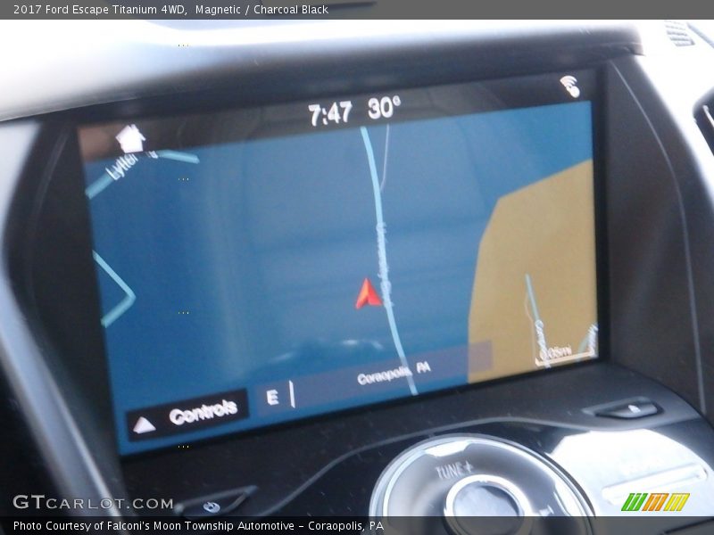 Magnetic / Charcoal Black 2017 Ford Escape Titanium 4WD