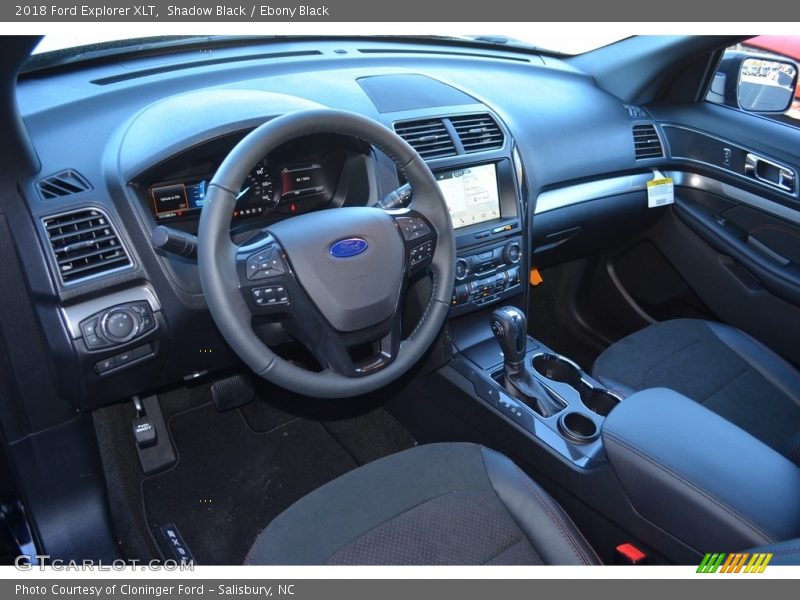 Shadow Black / Ebony Black 2018 Ford Explorer XLT