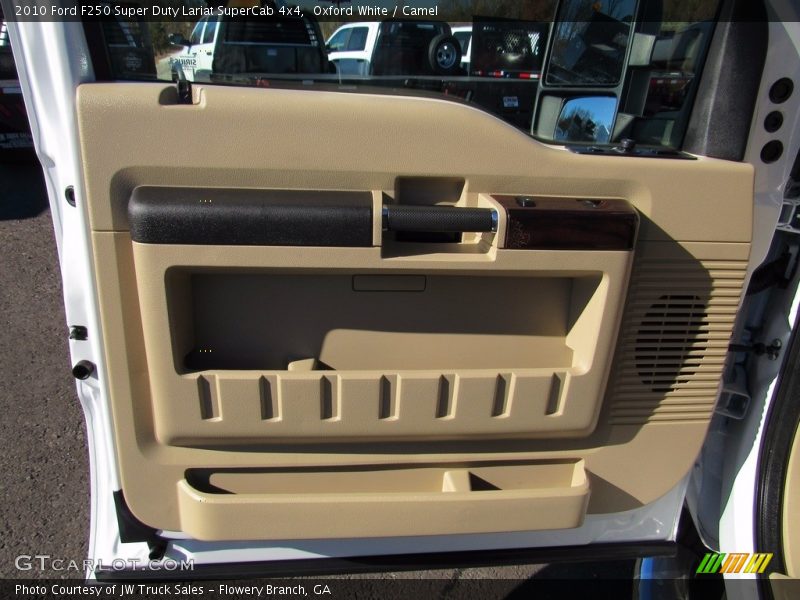 Oxford White / Camel 2010 Ford F250 Super Duty Lariat SuperCab 4x4