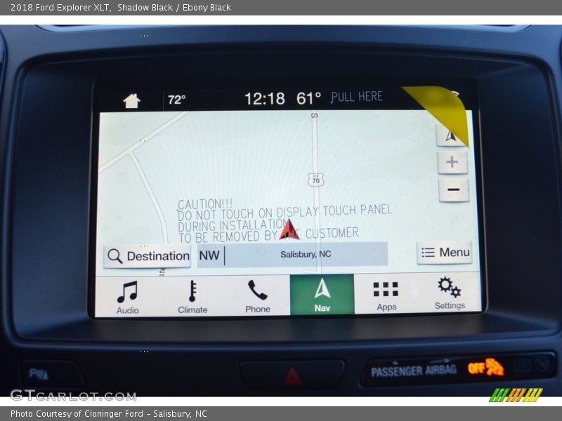 Shadow Black / Ebony Black 2018 Ford Explorer XLT
