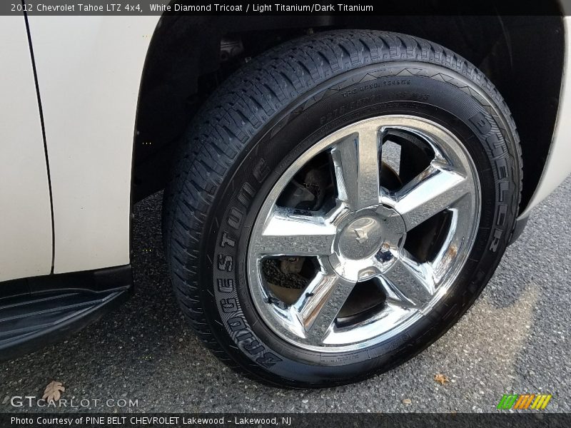 White Diamond Tricoat / Light Titanium/Dark Titanium 2012 Chevrolet Tahoe LTZ 4x4