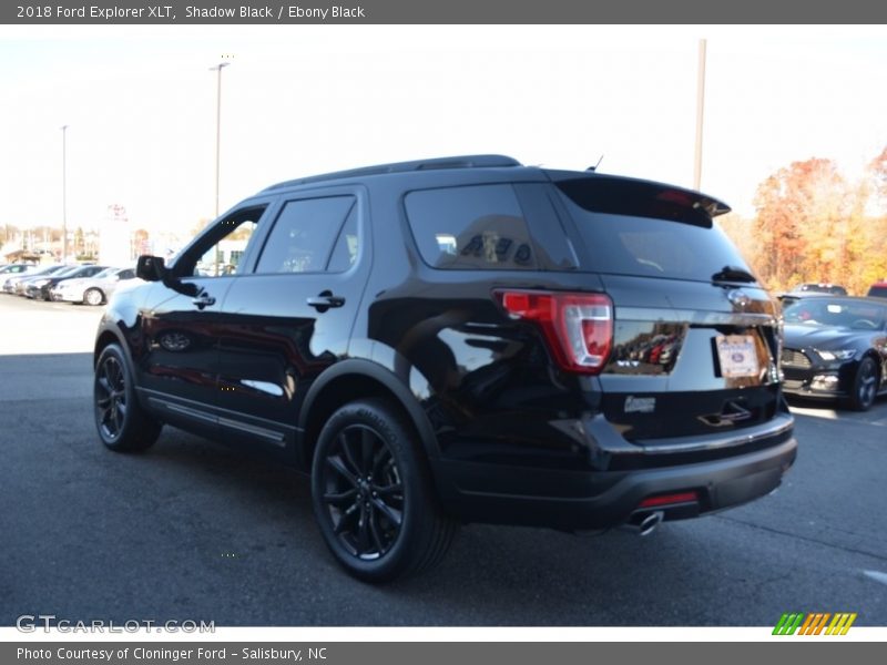 Shadow Black / Ebony Black 2018 Ford Explorer XLT