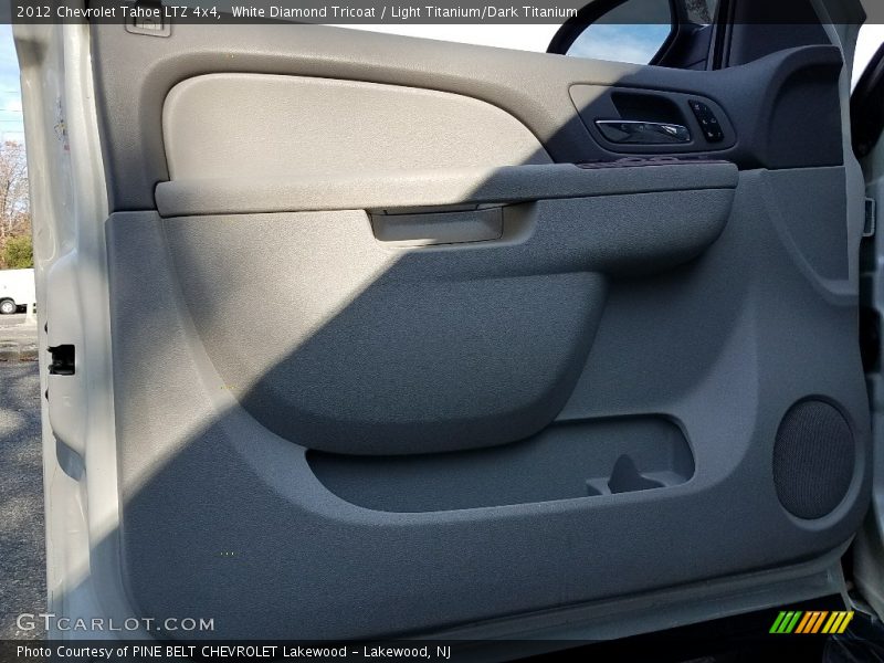 White Diamond Tricoat / Light Titanium/Dark Titanium 2012 Chevrolet Tahoe LTZ 4x4