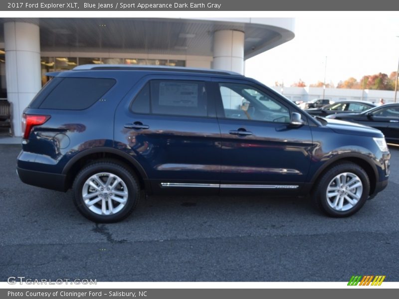 Blue Jeans / Sport Appearance Dark Earth Gray 2017 Ford Explorer XLT