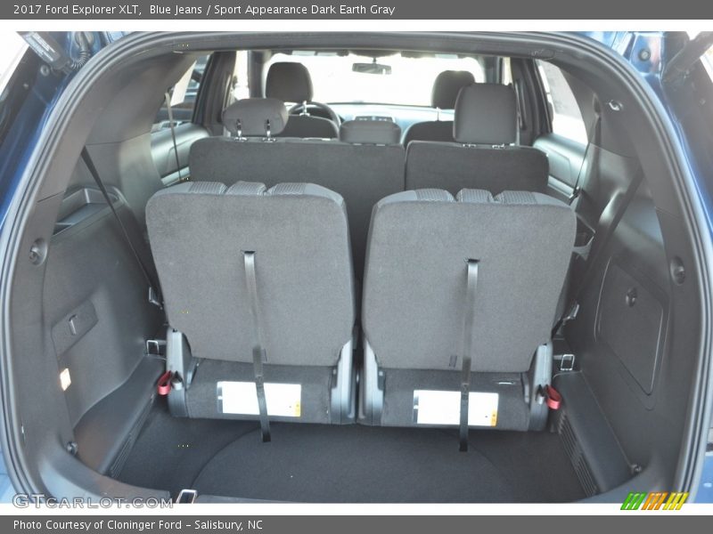 Blue Jeans / Sport Appearance Dark Earth Gray 2017 Ford Explorer XLT