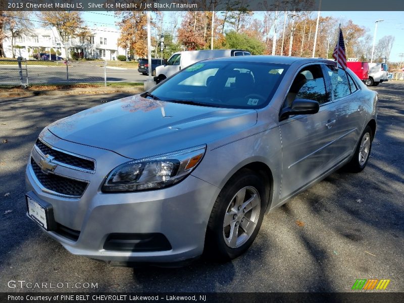 Silver Ice Metallic / Jet Black/Titanium 2013 Chevrolet Malibu LS