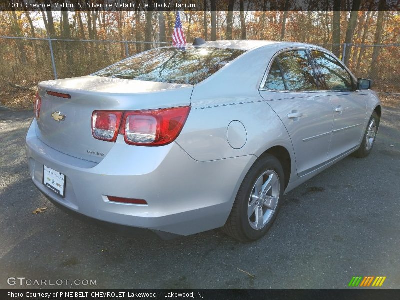 Silver Ice Metallic / Jet Black/Titanium 2013 Chevrolet Malibu LS