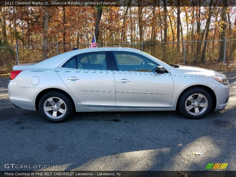 Silver Ice Metallic / Jet Black/Titanium 2013 Chevrolet Malibu LS