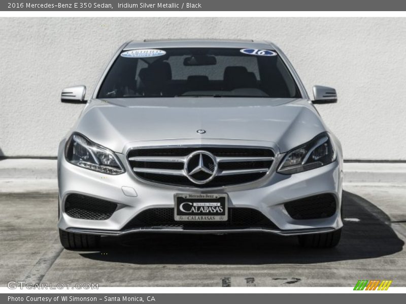 Iridium Silver Metallic / Black 2016 Mercedes-Benz E 350 Sedan