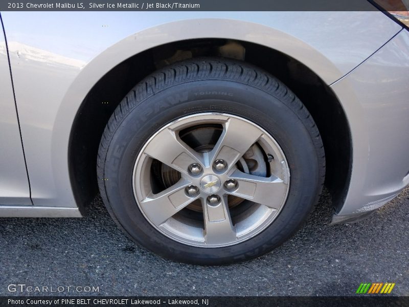 Silver Ice Metallic / Jet Black/Titanium 2013 Chevrolet Malibu LS