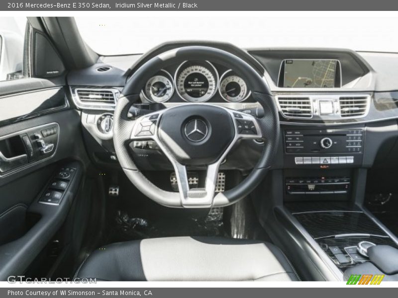 Iridium Silver Metallic / Black 2016 Mercedes-Benz E 350 Sedan