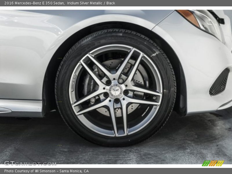 Iridium Silver Metallic / Black 2016 Mercedes-Benz E 350 Sedan