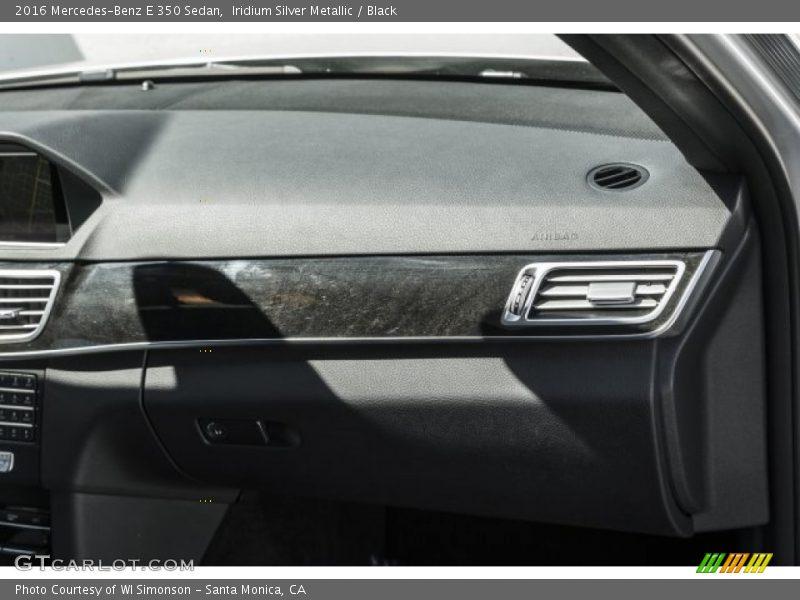 Iridium Silver Metallic / Black 2016 Mercedes-Benz E 350 Sedan