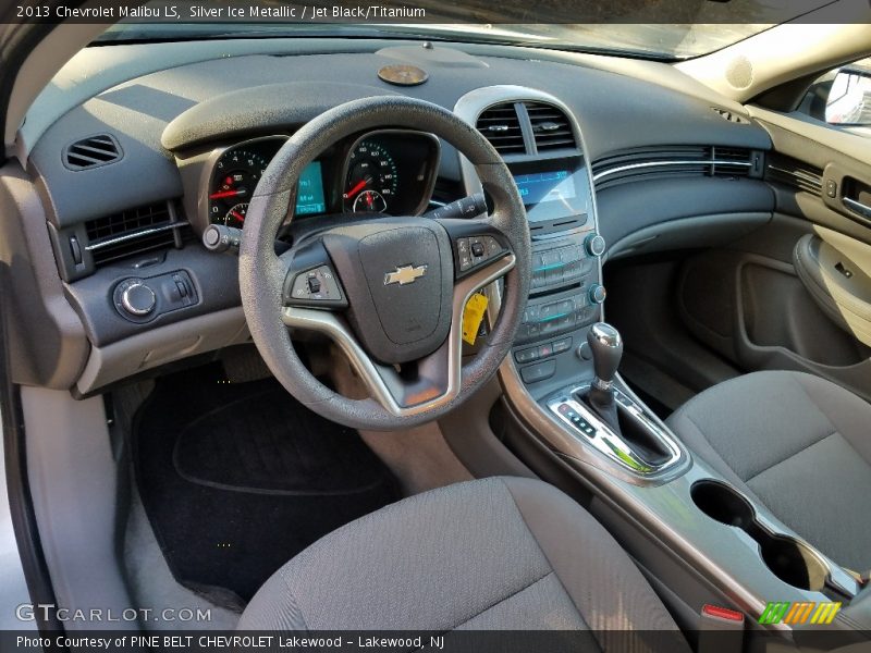 Silver Ice Metallic / Jet Black/Titanium 2013 Chevrolet Malibu LS