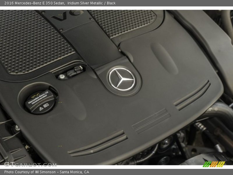 Iridium Silver Metallic / Black 2016 Mercedes-Benz E 350 Sedan