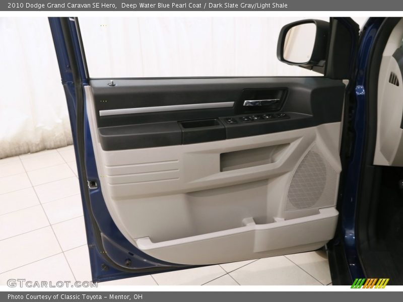Deep Water Blue Pearl Coat / Dark Slate Gray/Light Shale 2010 Dodge Grand Caravan SE Hero