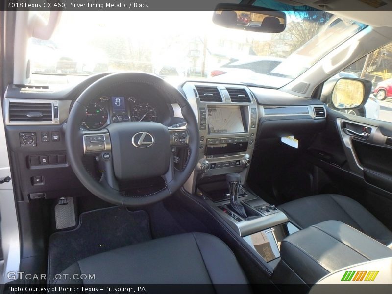 Silver Lining Metallic / Black 2018 Lexus GX 460