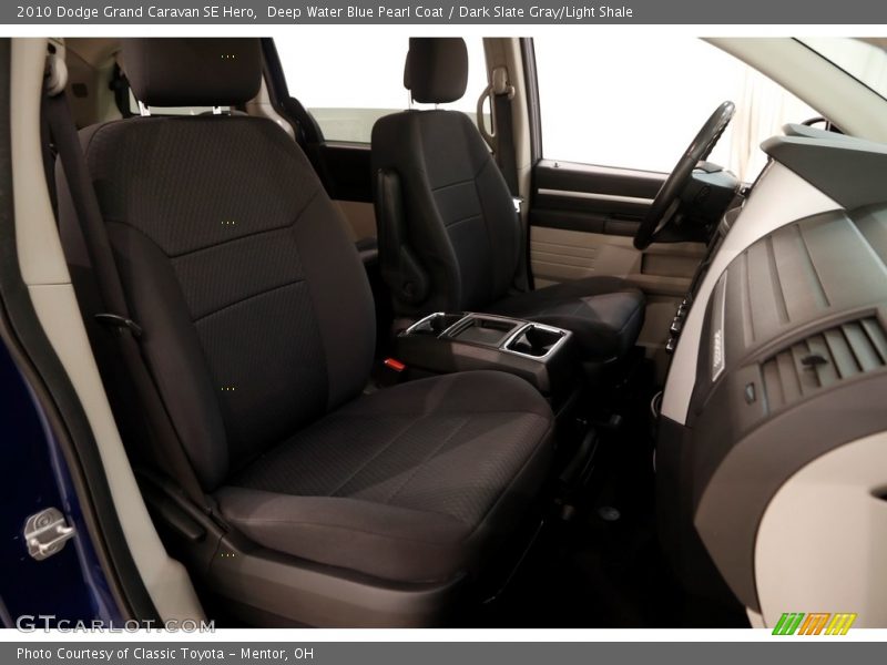 Deep Water Blue Pearl Coat / Dark Slate Gray/Light Shale 2010 Dodge Grand Caravan SE Hero
