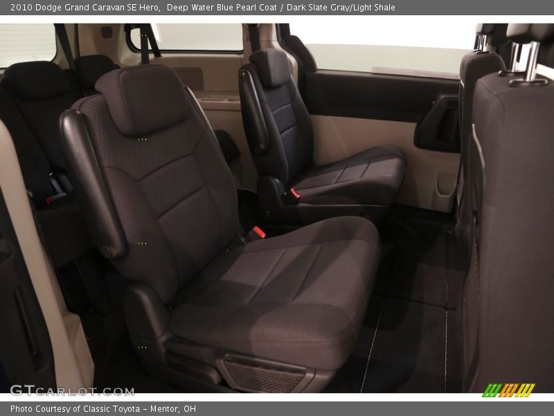 Deep Water Blue Pearl Coat / Dark Slate Gray/Light Shale 2010 Dodge Grand Caravan SE Hero