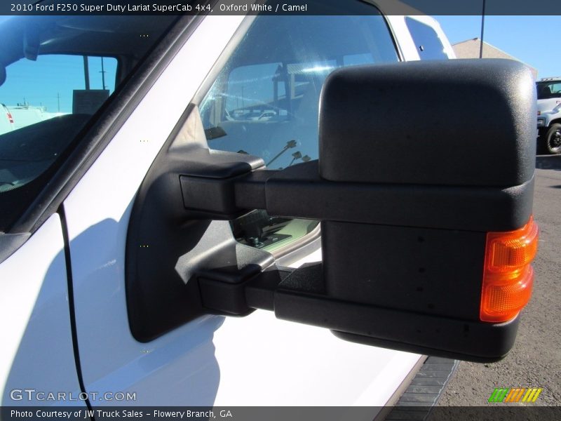 Oxford White / Camel 2010 Ford F250 Super Duty Lariat SuperCab 4x4