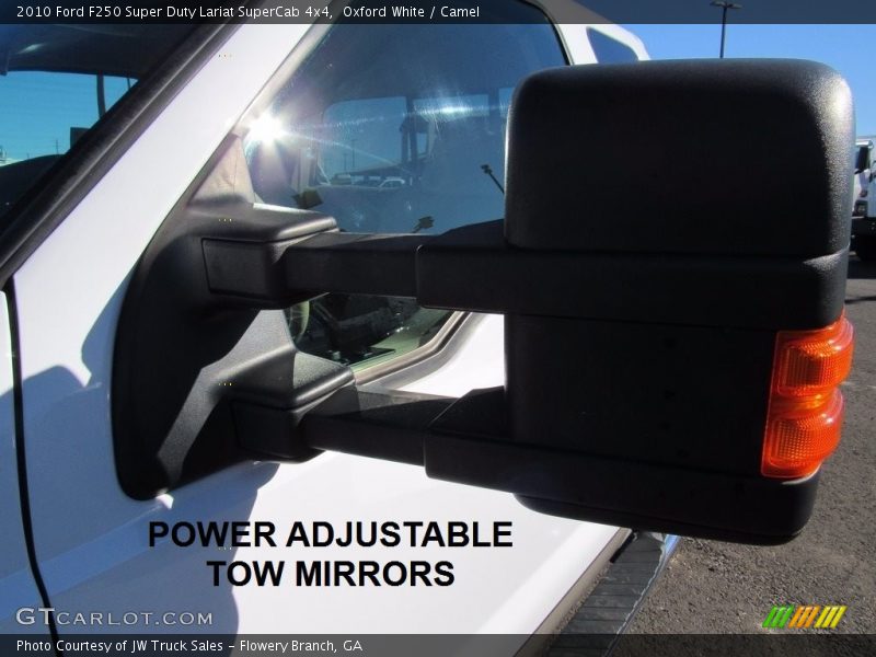 Oxford White / Camel 2010 Ford F250 Super Duty Lariat SuperCab 4x4