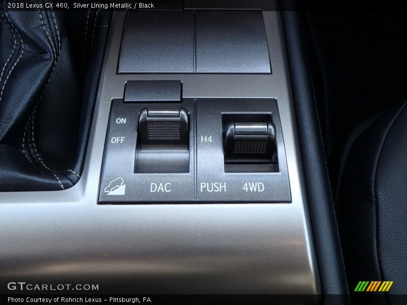Silver Lining Metallic / Black 2018 Lexus GX 460