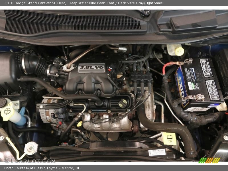 Deep Water Blue Pearl Coat / Dark Slate Gray/Light Shale 2010 Dodge Grand Caravan SE Hero