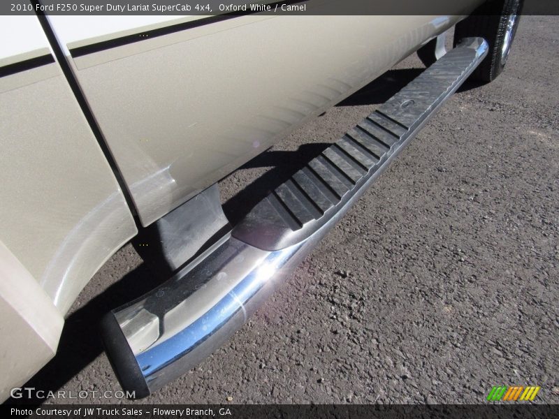 Oxford White / Camel 2010 Ford F250 Super Duty Lariat SuperCab 4x4