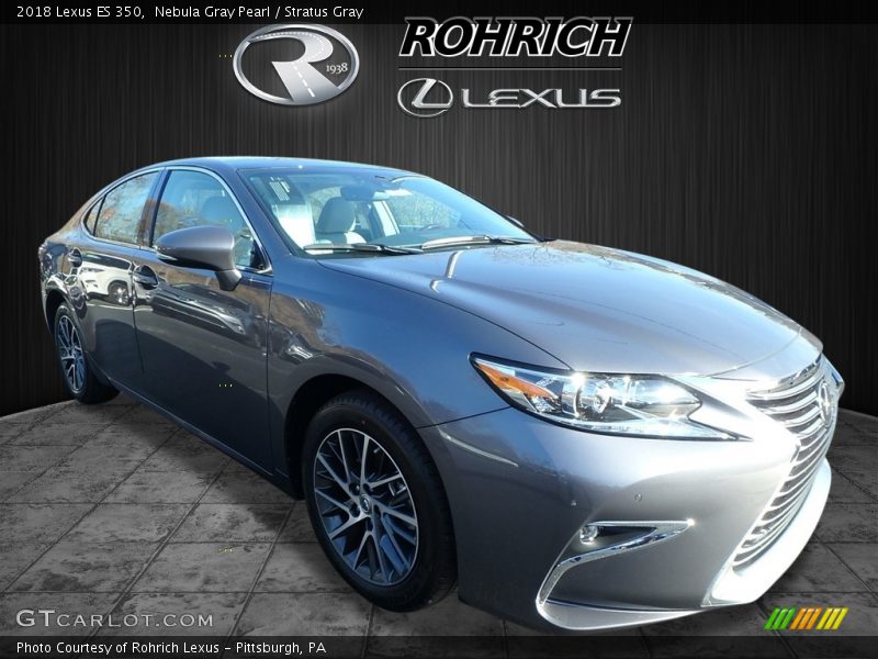 Nebula Gray Pearl / Stratus Gray 2018 Lexus ES 350