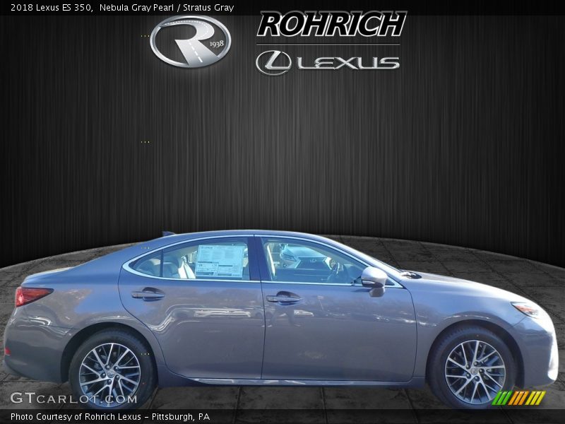 Nebula Gray Pearl / Stratus Gray 2018 Lexus ES 350