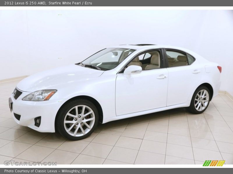 Starfire White Pearl / Ecru 2012 Lexus IS 250 AWD