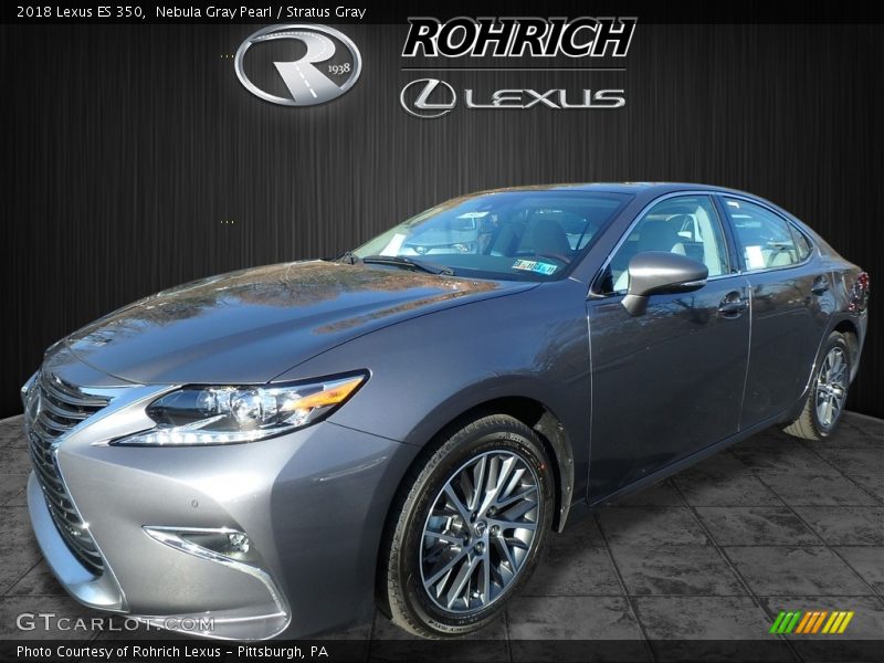 Nebula Gray Pearl / Stratus Gray 2018 Lexus ES 350