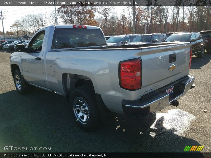 Silver Ice Metallic / Dark Ash/Jet Black 2018 Chevrolet Silverado 1500 LS Regular Cab