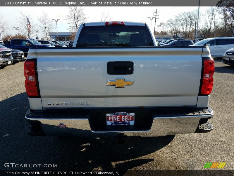 Silver Ice Metallic / Dark Ash/Jet Black 2018 Chevrolet Silverado 1500 LS Regular Cab