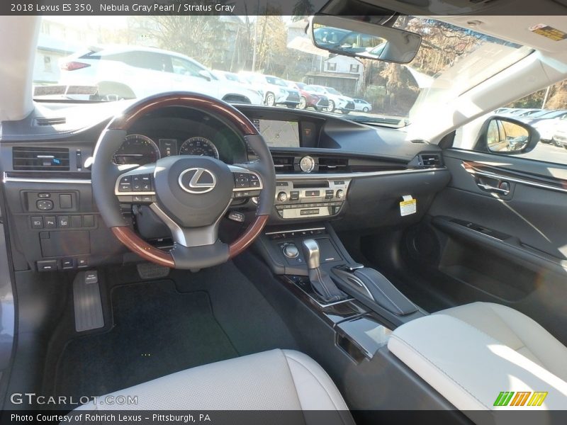Nebula Gray Pearl / Stratus Gray 2018 Lexus ES 350