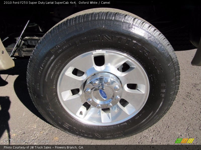 Oxford White / Camel 2010 Ford F250 Super Duty Lariat SuperCab 4x4