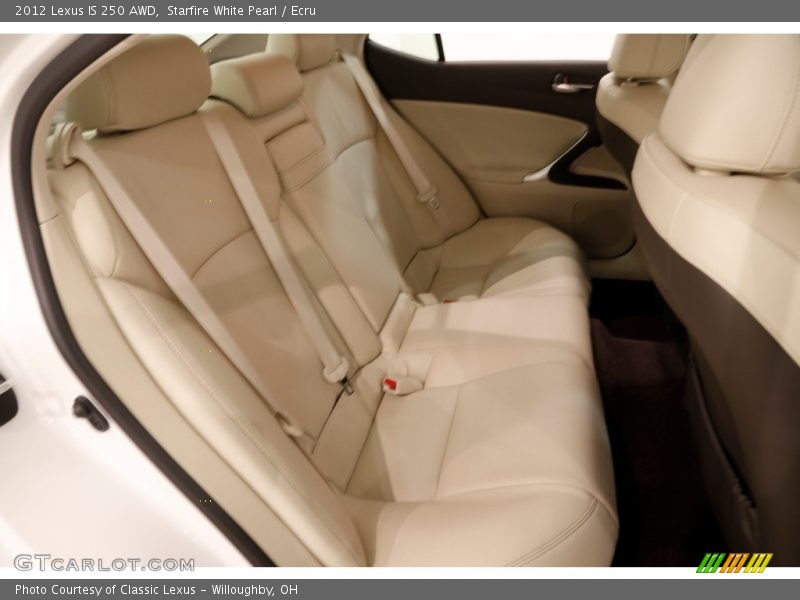 Starfire White Pearl / Ecru 2012 Lexus IS 250 AWD