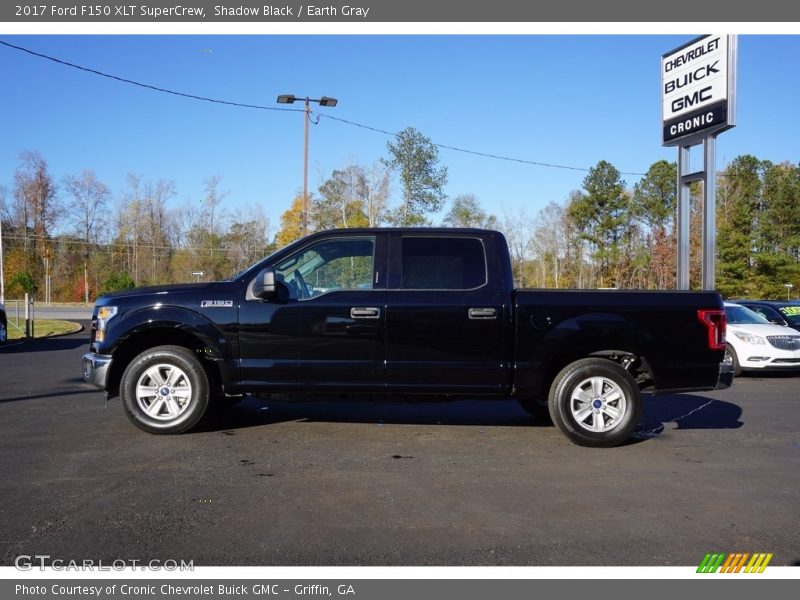 Shadow Black / Earth Gray 2017 Ford F150 XLT SuperCrew